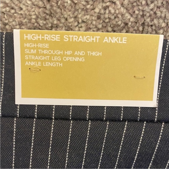 Michael Kors Women's High-Rise Straight Ankle Pants Admiral Size 14 - NWT $110 - Picture 15 of 16